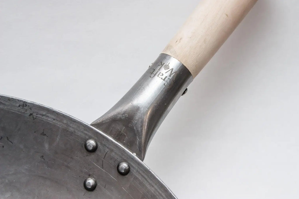 Wok, 14 In Flat Bottom Carbon Steel