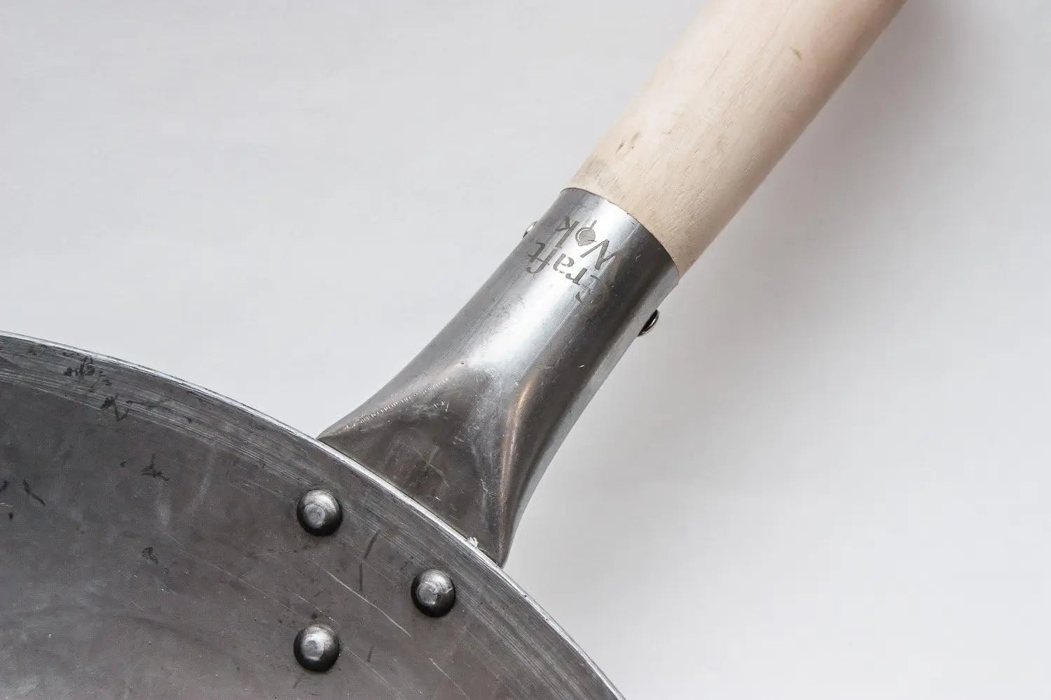 Wok, 14 In Flat Bottom Carbon Steel