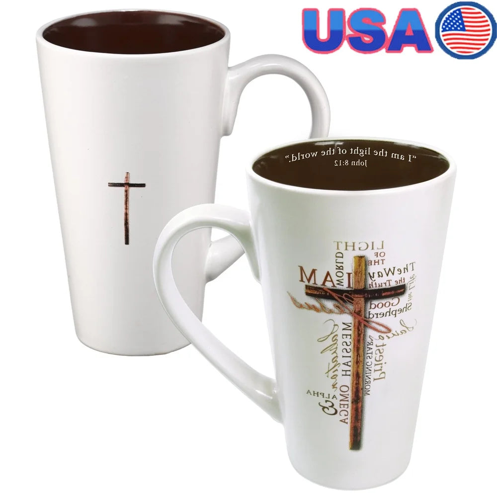 Mug, Stoneware Inspirational Bible Verse Gift Microwave Dishwasher Safe