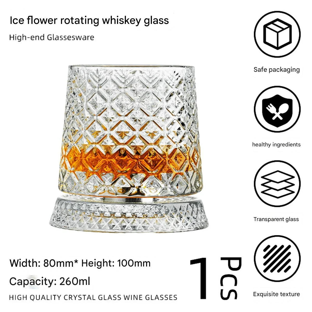 Whiskey glasses w/ base, wine beer