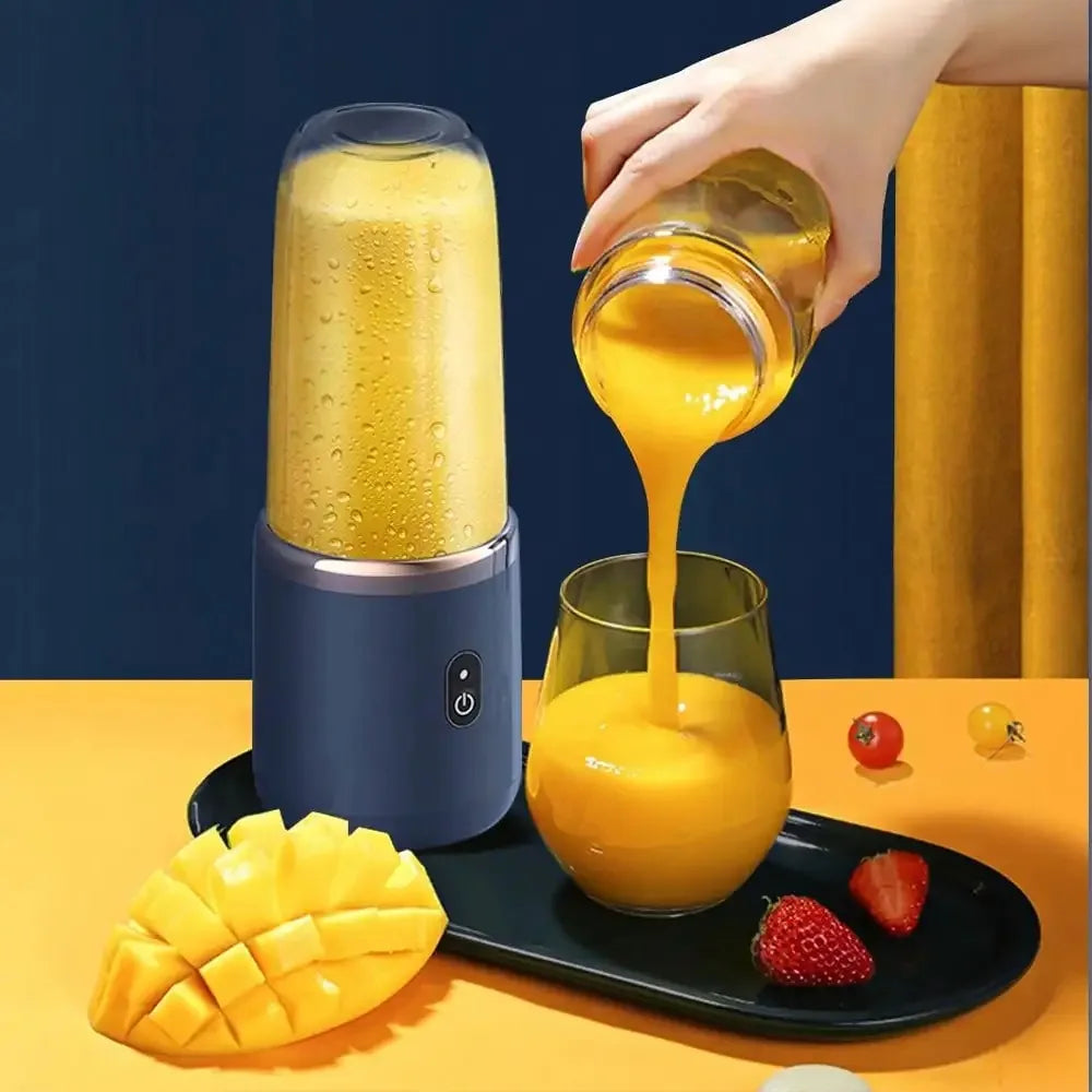 Blender Juicer, Personal Rechargeable 380ml, Smoothie Ice Crusher Juice