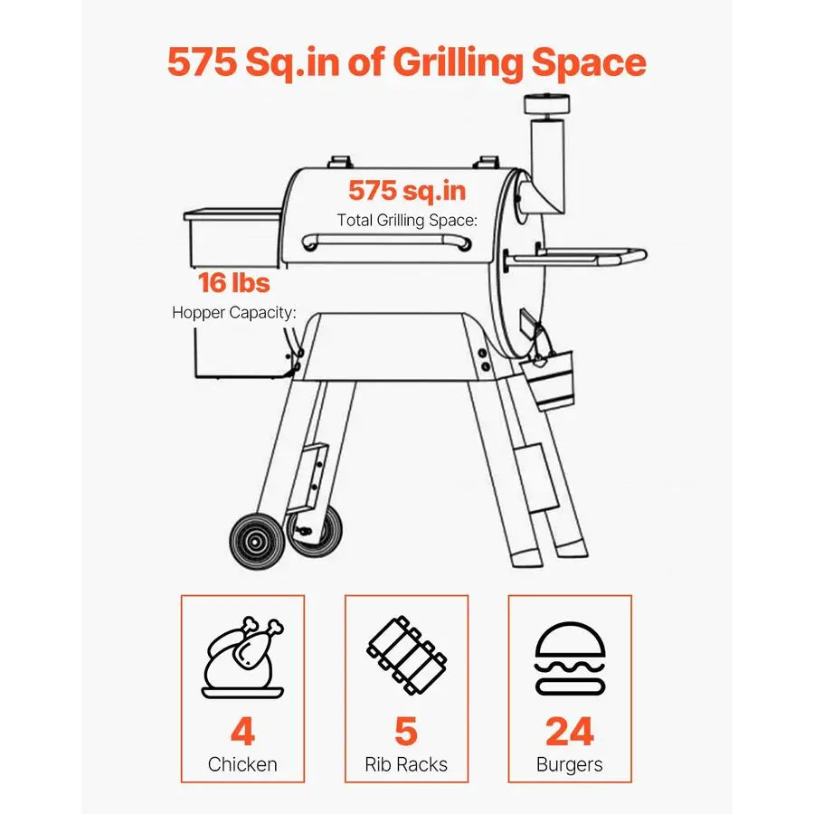Pellet Grill & Smoker, BBQ Electric