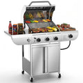 Gas Grill Griddle, Stainless Steel