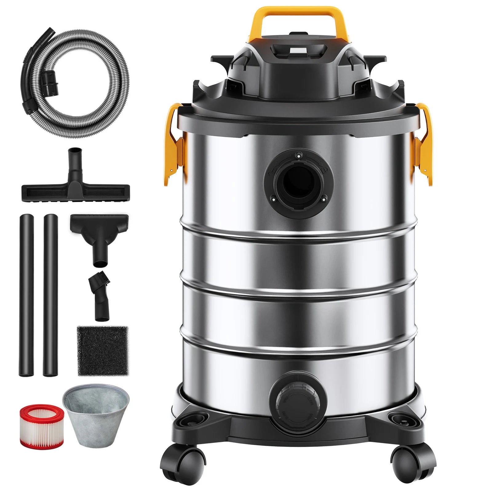 Shop Vac, Wet Dry Stainless Carpet Debris Pet Hair