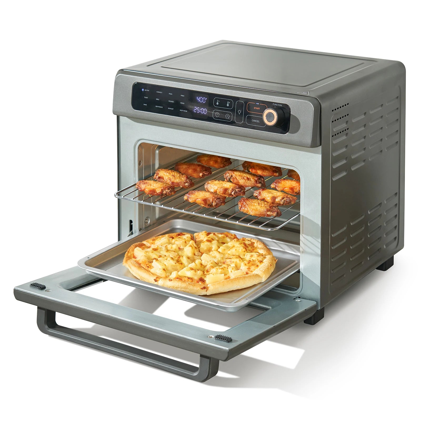 Air Fryer, Toaster Oven, Convection Oven 1700W Stainless