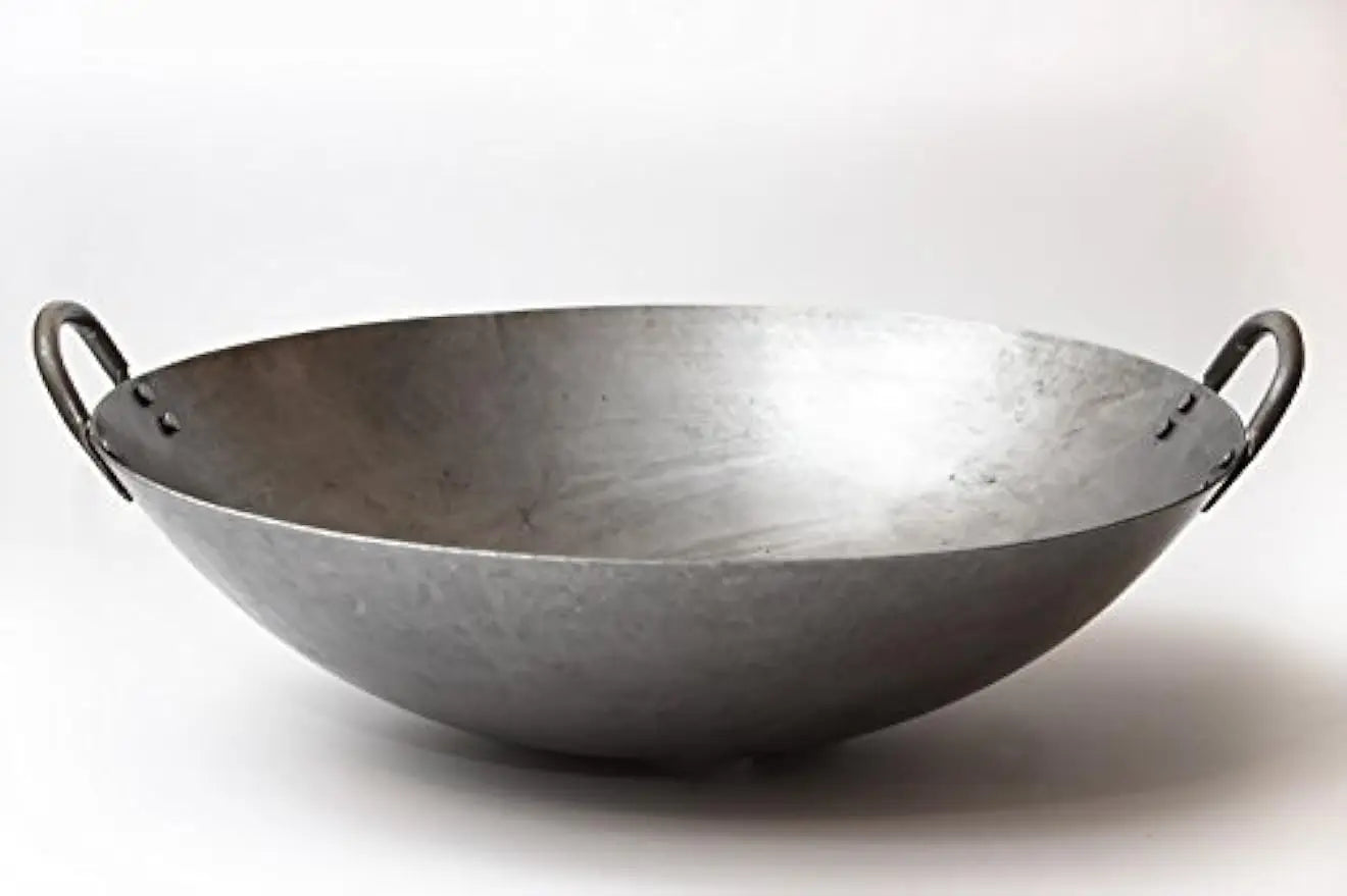 Wok, 16 In Steel Round Bottom