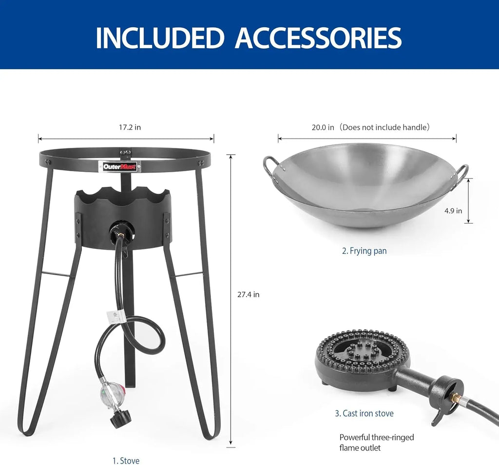 Wok w/ Stand, Gas