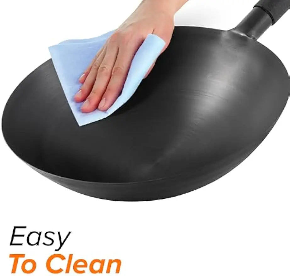 Wok, Induction Temp Control, w/ 14-inch Steel Pan