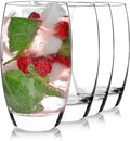 Tumblers, 20 Oz Set of 4 Lead-Free Crystal, Dishwasher Safe