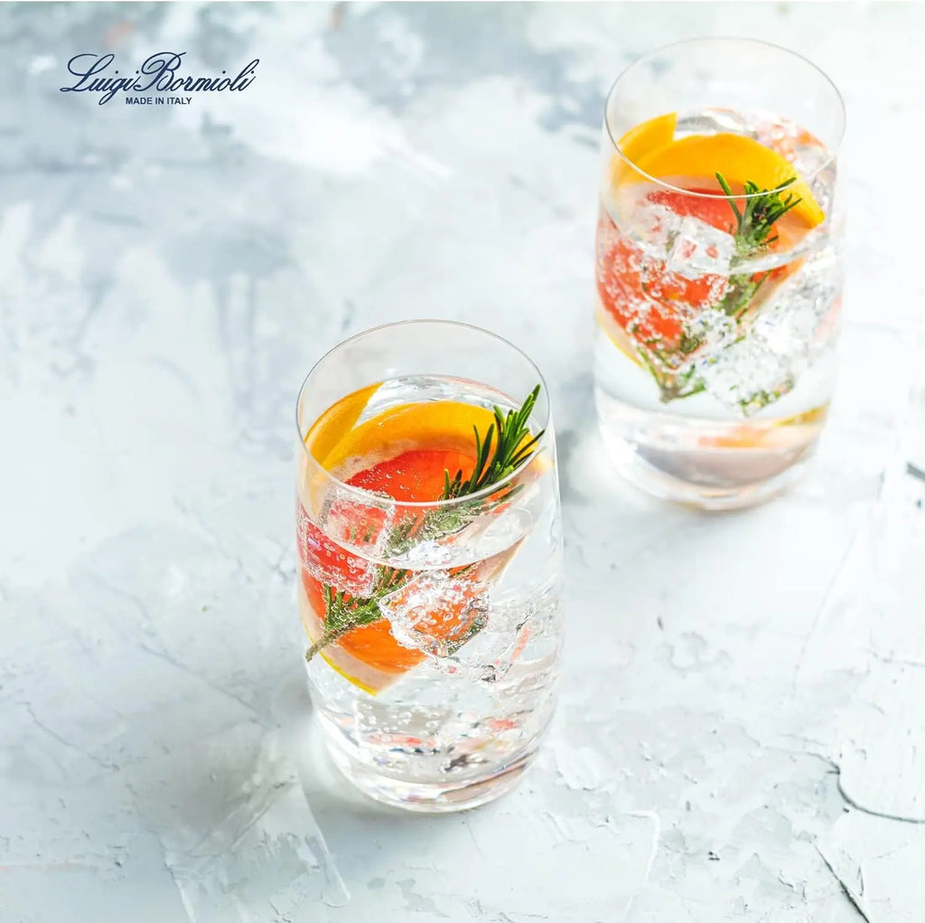 Tumblers, 20 Oz Set of 4 Lead-Free Crystal, Dishwasher Safe