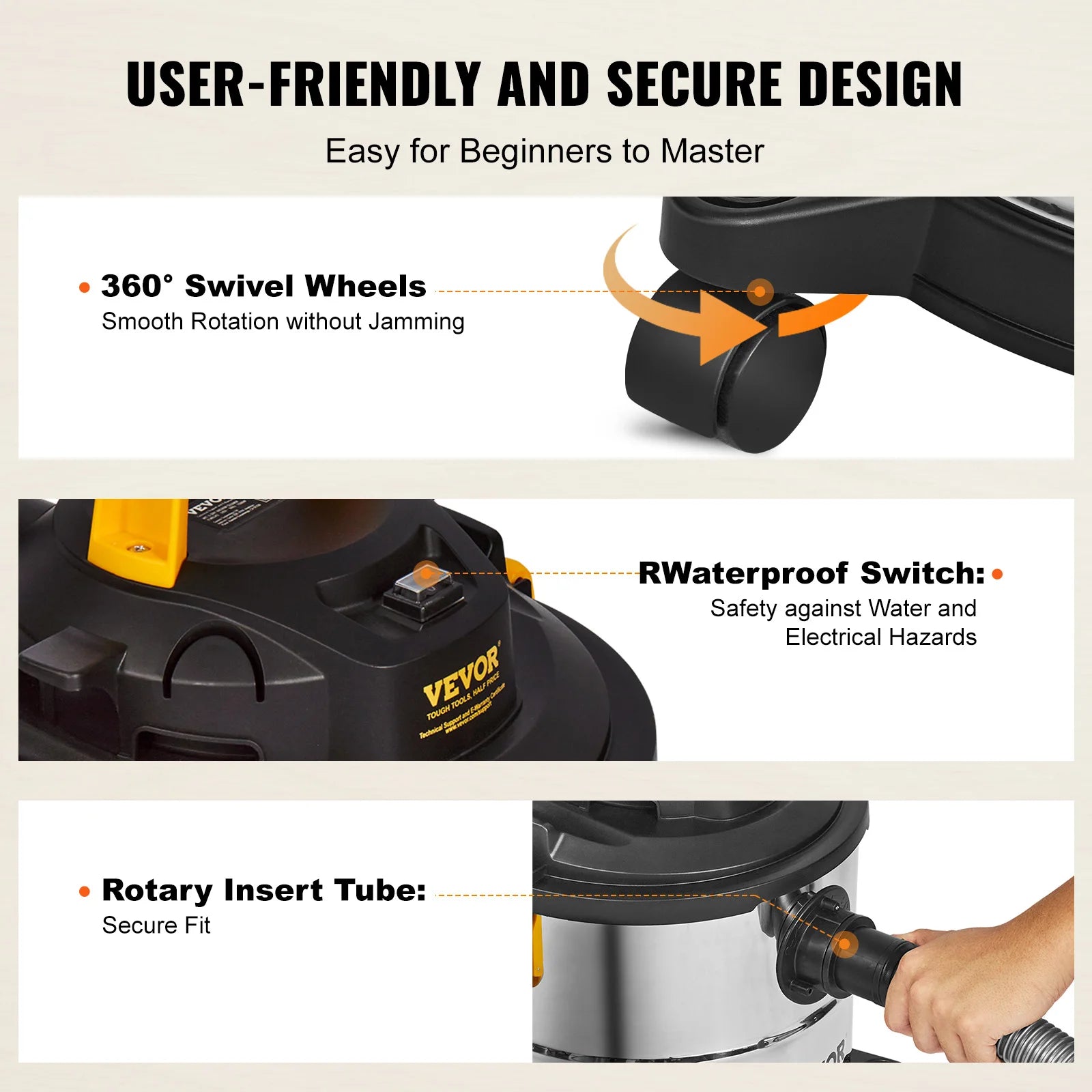 Shop Vac, Wet Dry Stainless Carpet Debris Pet Hair