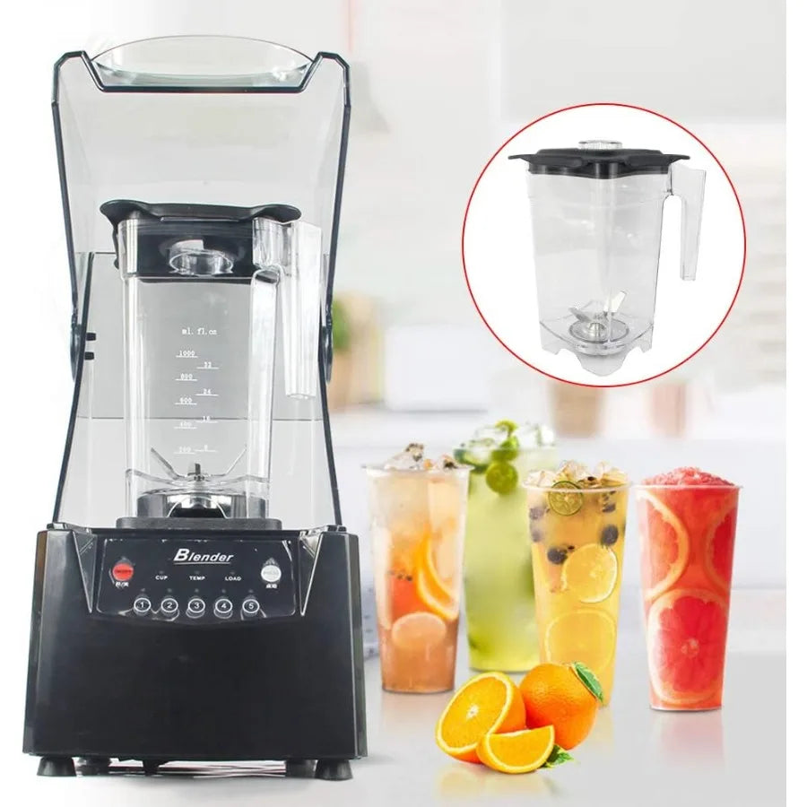 Blender, Soundproof 1.8L Fruit Juice Smoothie Maker