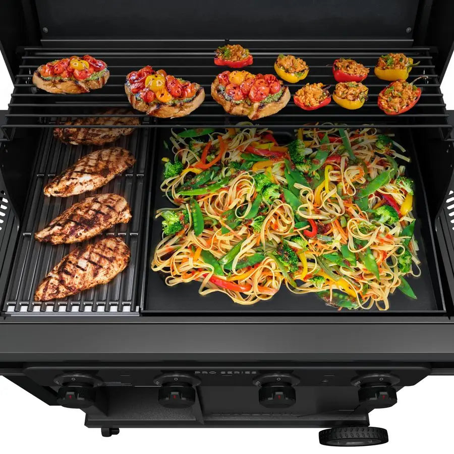 Infrared Gas Grill, 4-Burner w/ Side Burner