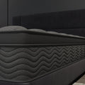 12 Inch King Mattress, Memory Foam Hybrid King Size Mattress in a Box, Pocket Springs for Pressure Relief, Medium Firm, Fiberg