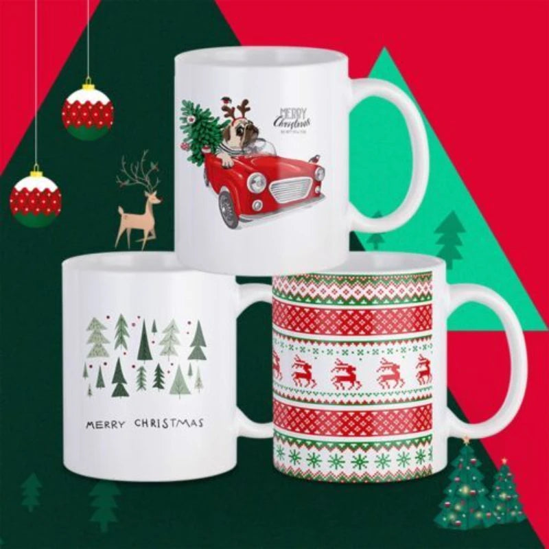 Mugs, 6-pack 11 oz White Ceramic