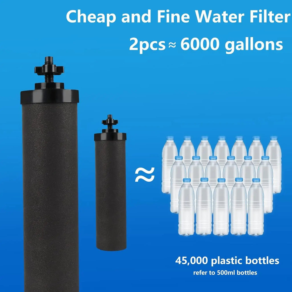 Water Filter Replacement, Pack of 4 Silver Infused