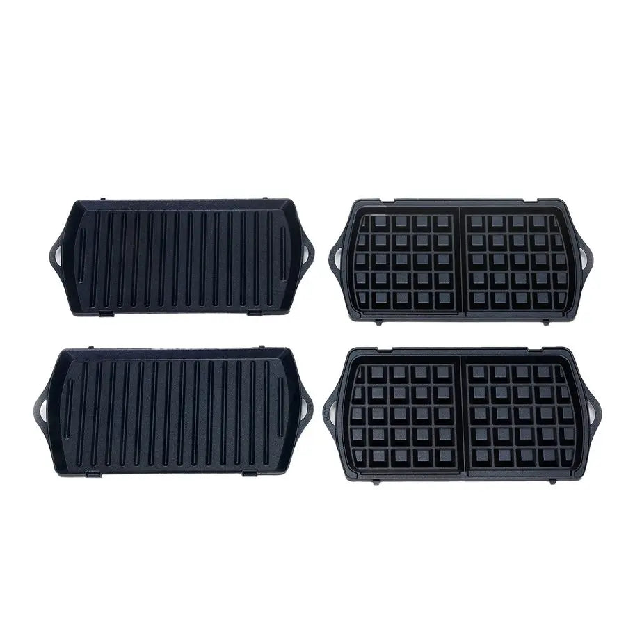 Waffle, Sandwich Maker & Grill, Black
