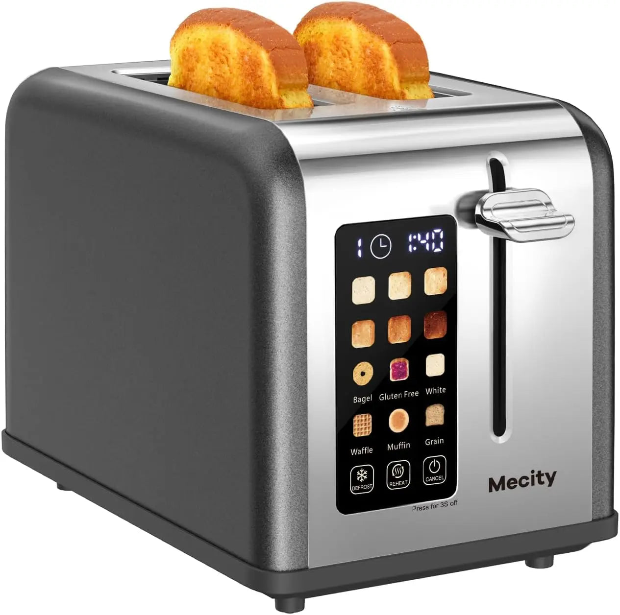 Toaster 2-Slot Smart Wide-Slot, Stainless Steel