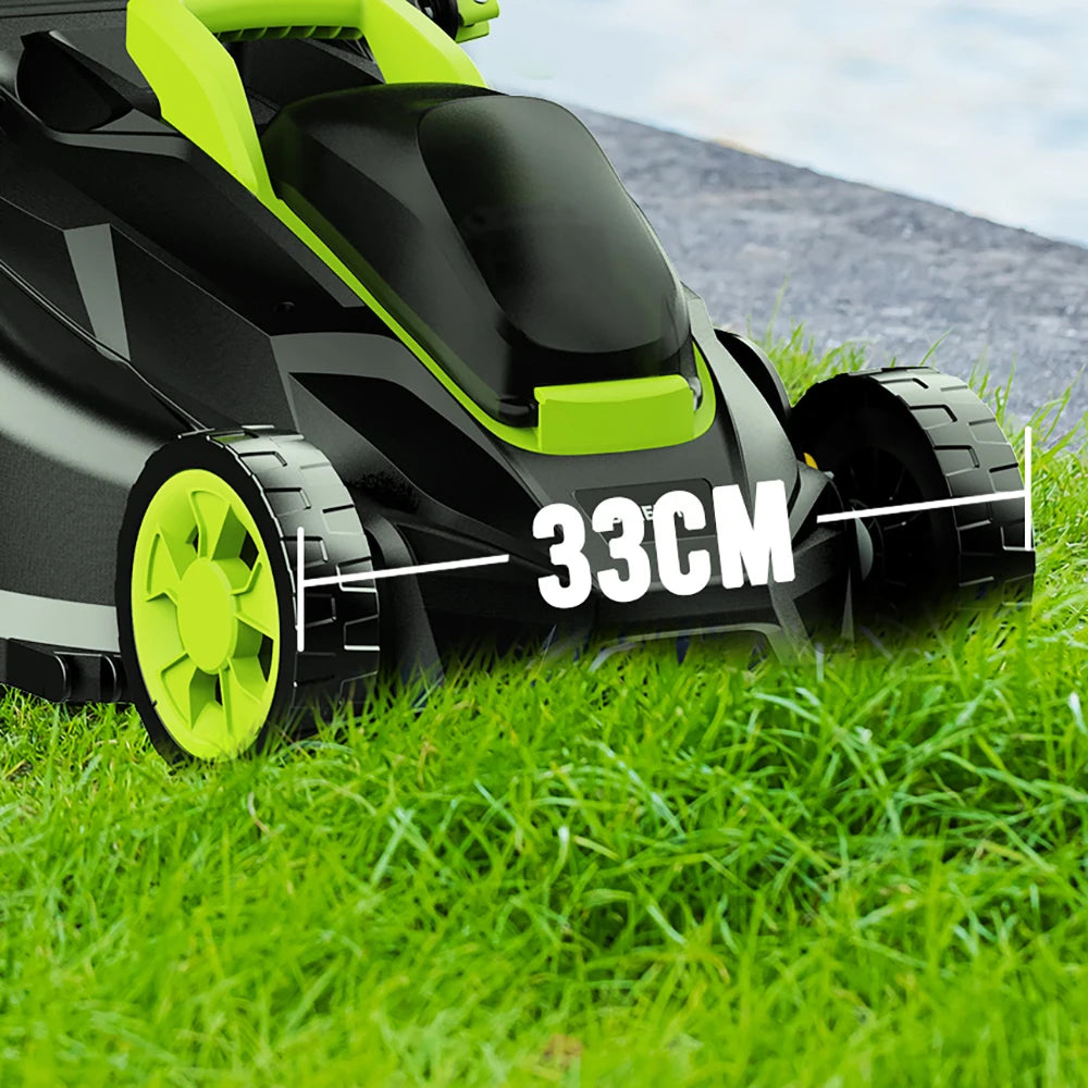 Lawn Mower, 13" Electric Lightweight Cordless Battery/Charger