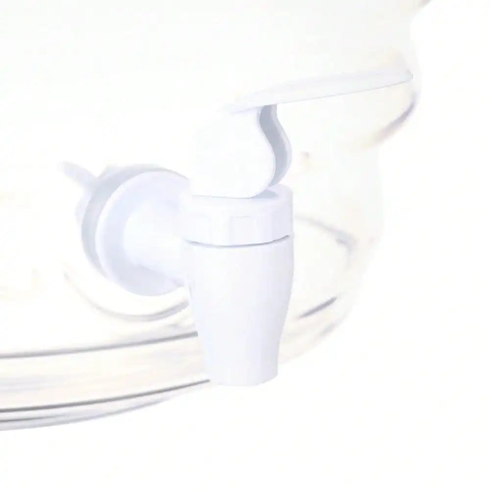 Beverage Dispenser, 5 Gal White