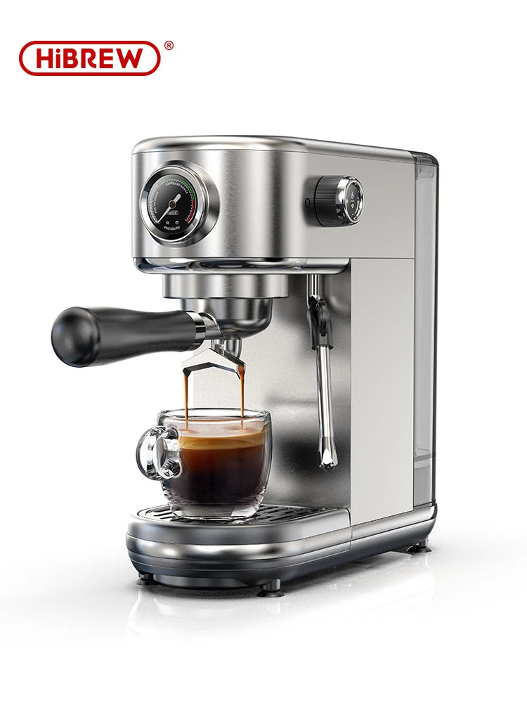 Espresso Cappuccino Machine, Stainless Cold/Hot Coffee Maker