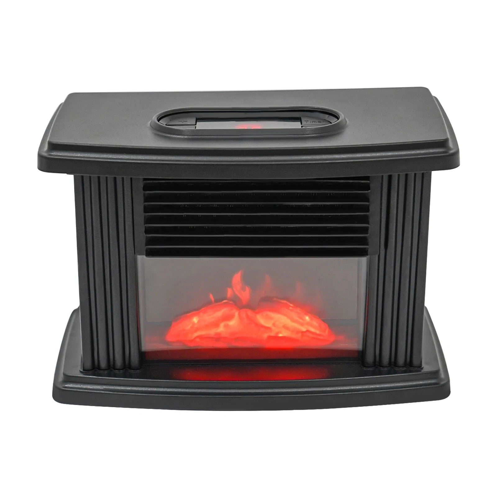 1000W Electric Fireplace with 3D Flame Effects And Log Burner for Standing Space Heating Ideal for Rooms up to 10m²/107.63ft²
