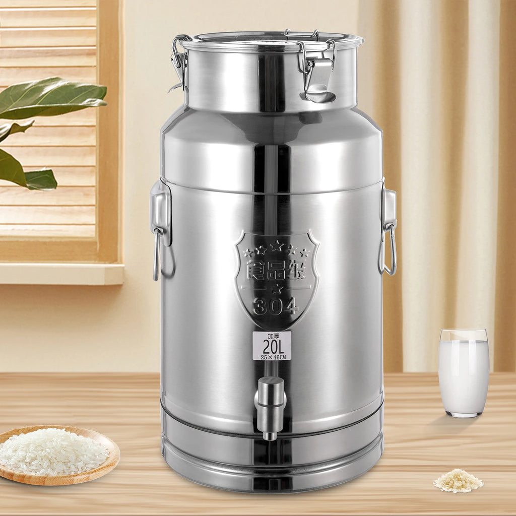 Beverage Dispenser, 5gal Stainless Steel 5 gal