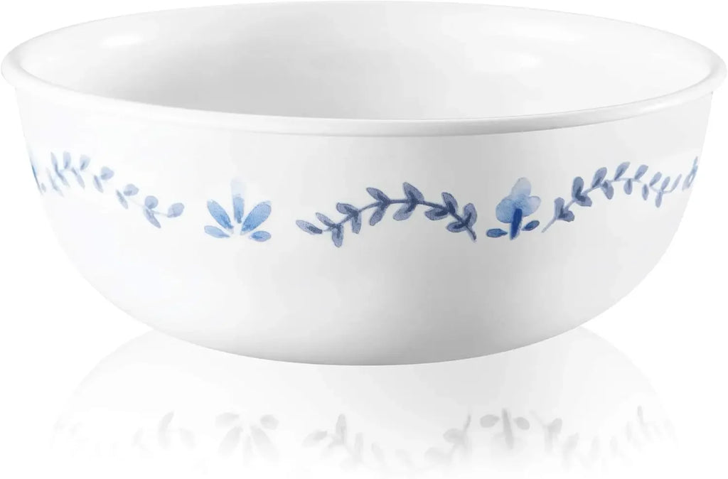 Vitrelle 18-Piece Service for 6 Dinnerware Set, Triple Layer Glass and Chip Resistant, Lightweight Round Plates and Bowls