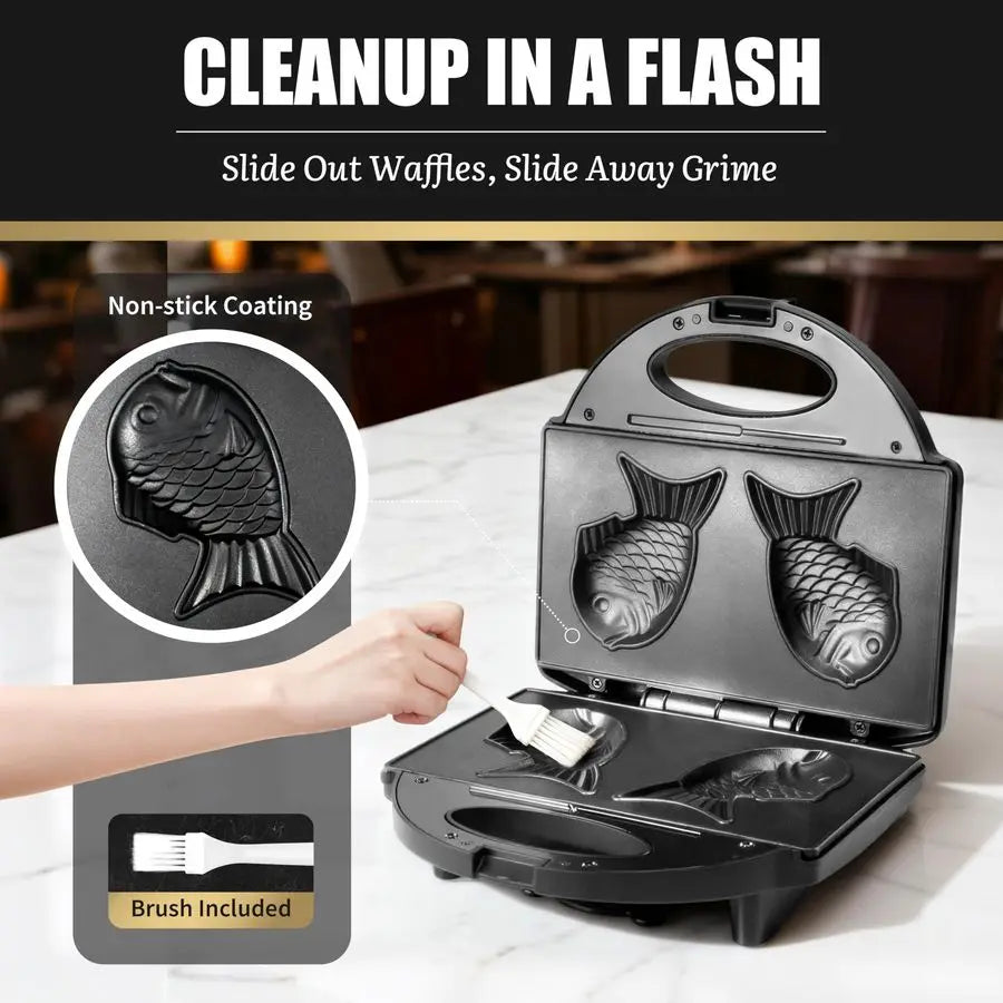 Waffle Maker Non Stick Fish-shaped