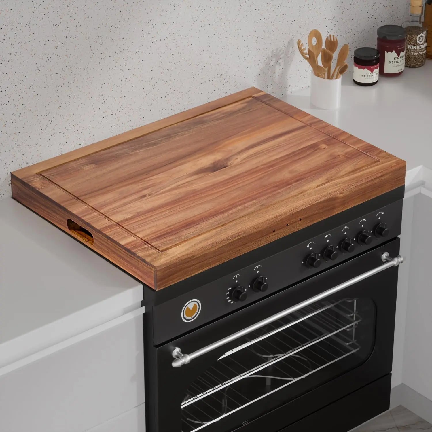 Stove Cover, Acacia Wood Noodle Cutting Board