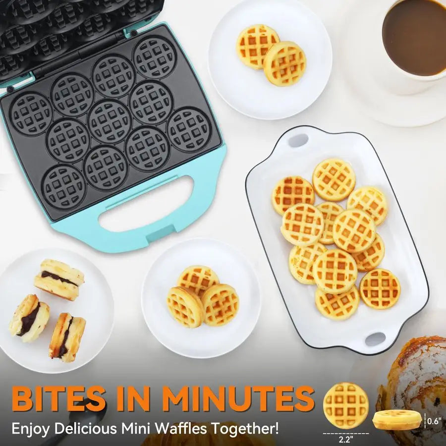 Mini Waffle Maker, 11 X 2.2 Nonstick