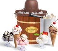 Electric Ice Cream Maker - 4 Qt Soft Serve, Frozen Yogurt & Gelato