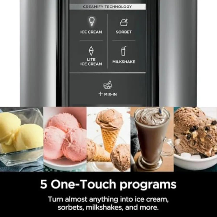 Ice Cream Maker, Frozen Bases, Ice Cream Sorbets Milkshakes