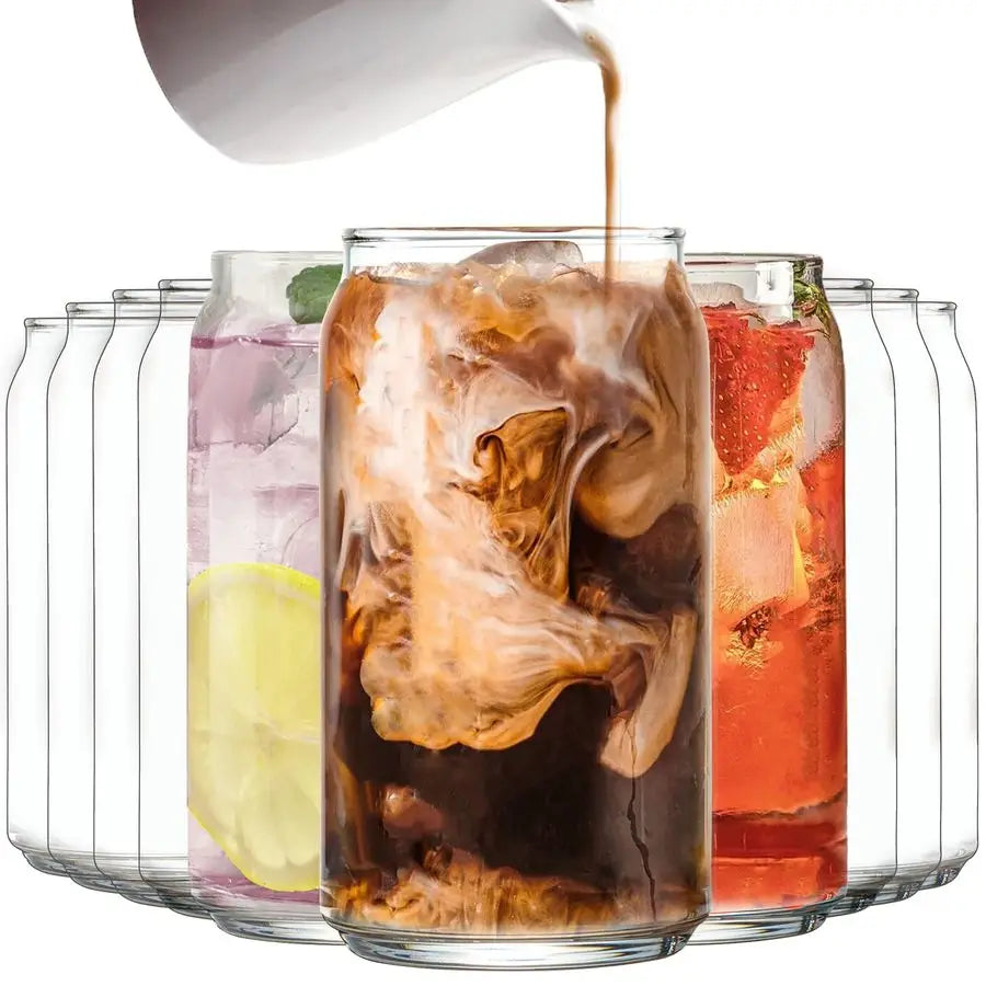 Glasses, Set of 10 16oz Iced Tea Soda Cocktail Whiskey