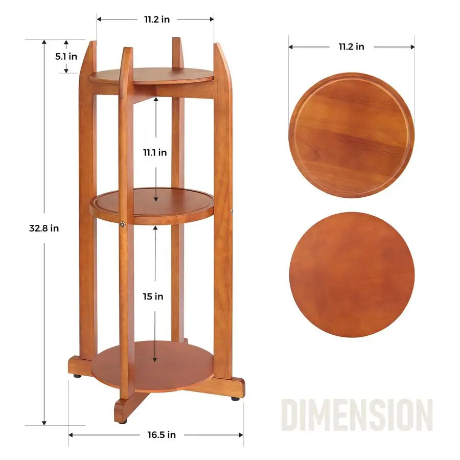 Water Dispenser Ceramic Wood Floor Stand, 5-Gal