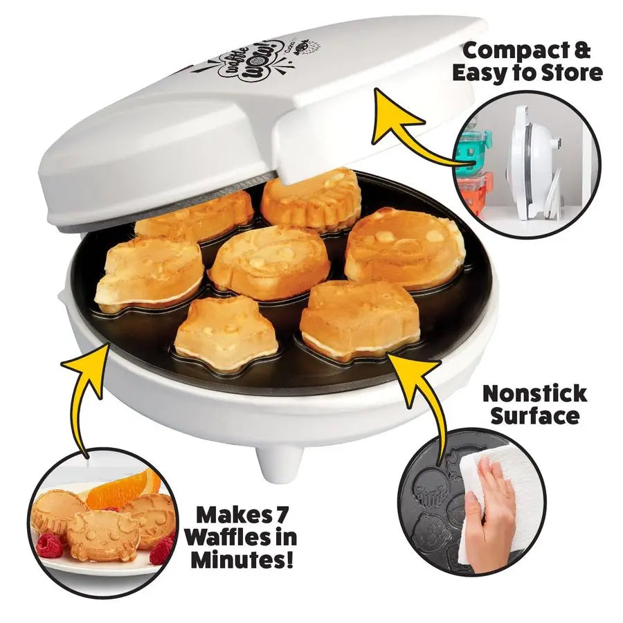 Mini Waffle Maker, Ocean Animal Shapes
