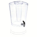 Beverage Dispenser, Clear 3 Gal Acrylic