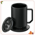 Mug, 12 oz Smart Warming Heated Coaster Stainless Steel