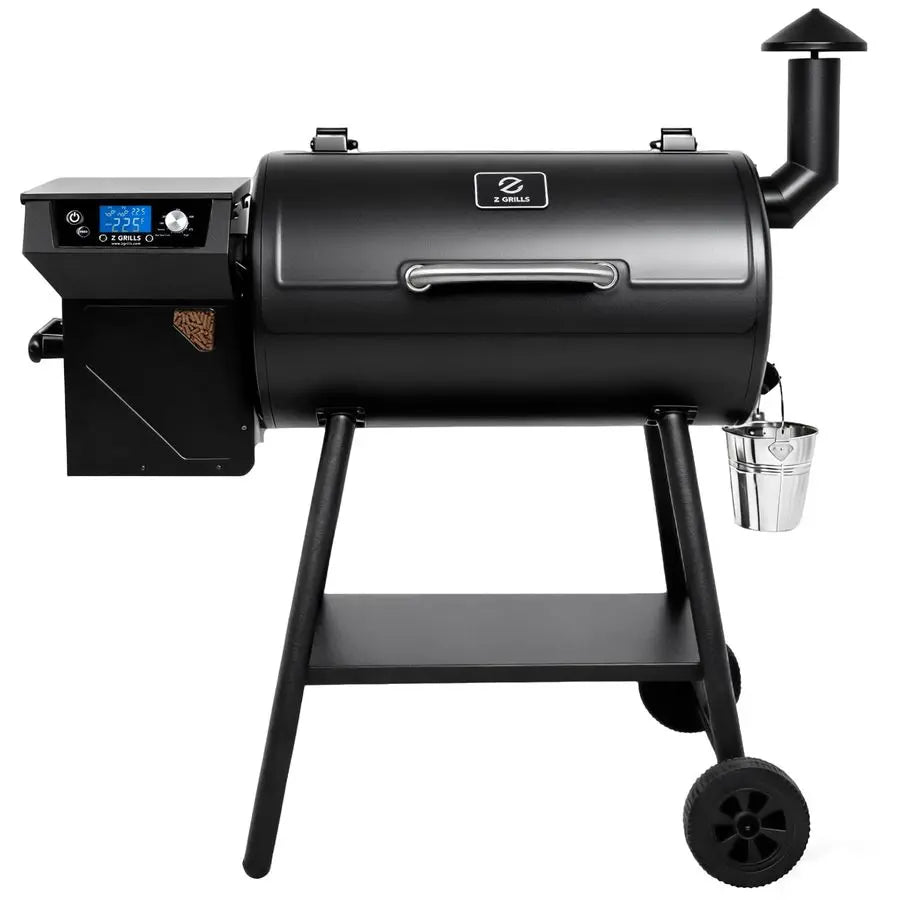 Pellet Grill & Smoker w/ Meat Probe, BBQ 32 In