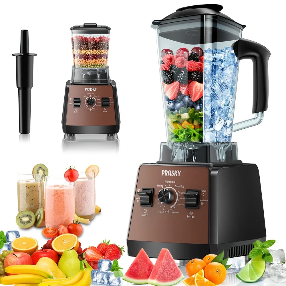 Blender Grinder, 68oz 2 Containers Ice Crushing BPA Free