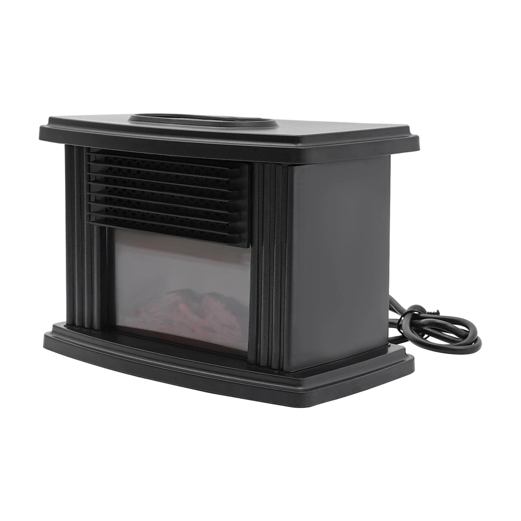 1000W Electric Fireplace with 3D Flame Effects And Log Burner for Standing Space Heating Ideal for Rooms up to 10m²/107.63ft²