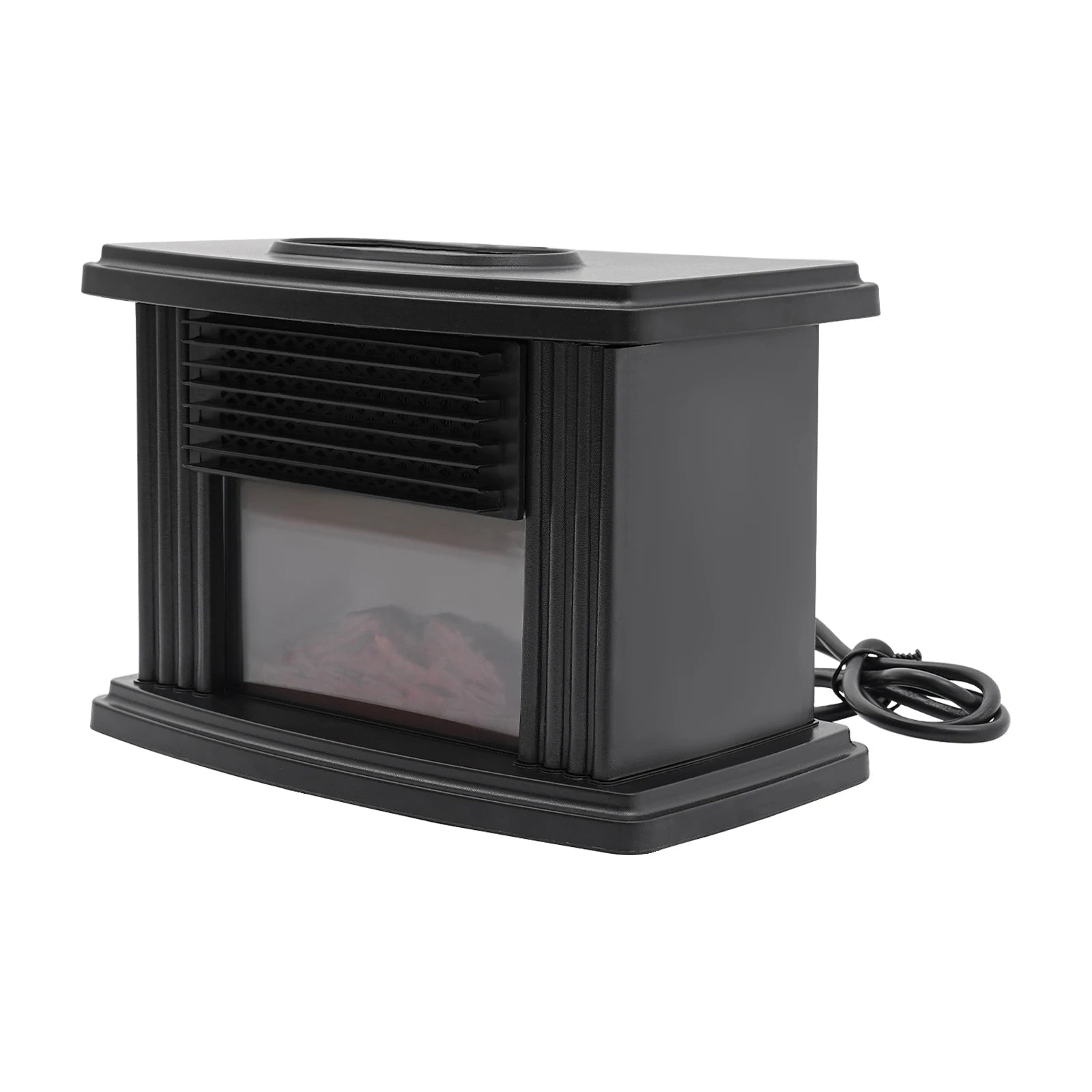 1000W Electric Fireplace with 3D Flame Effects And Log Burner for Standing Space Heating Ideal for Rooms up to 10m²/107.63ft²