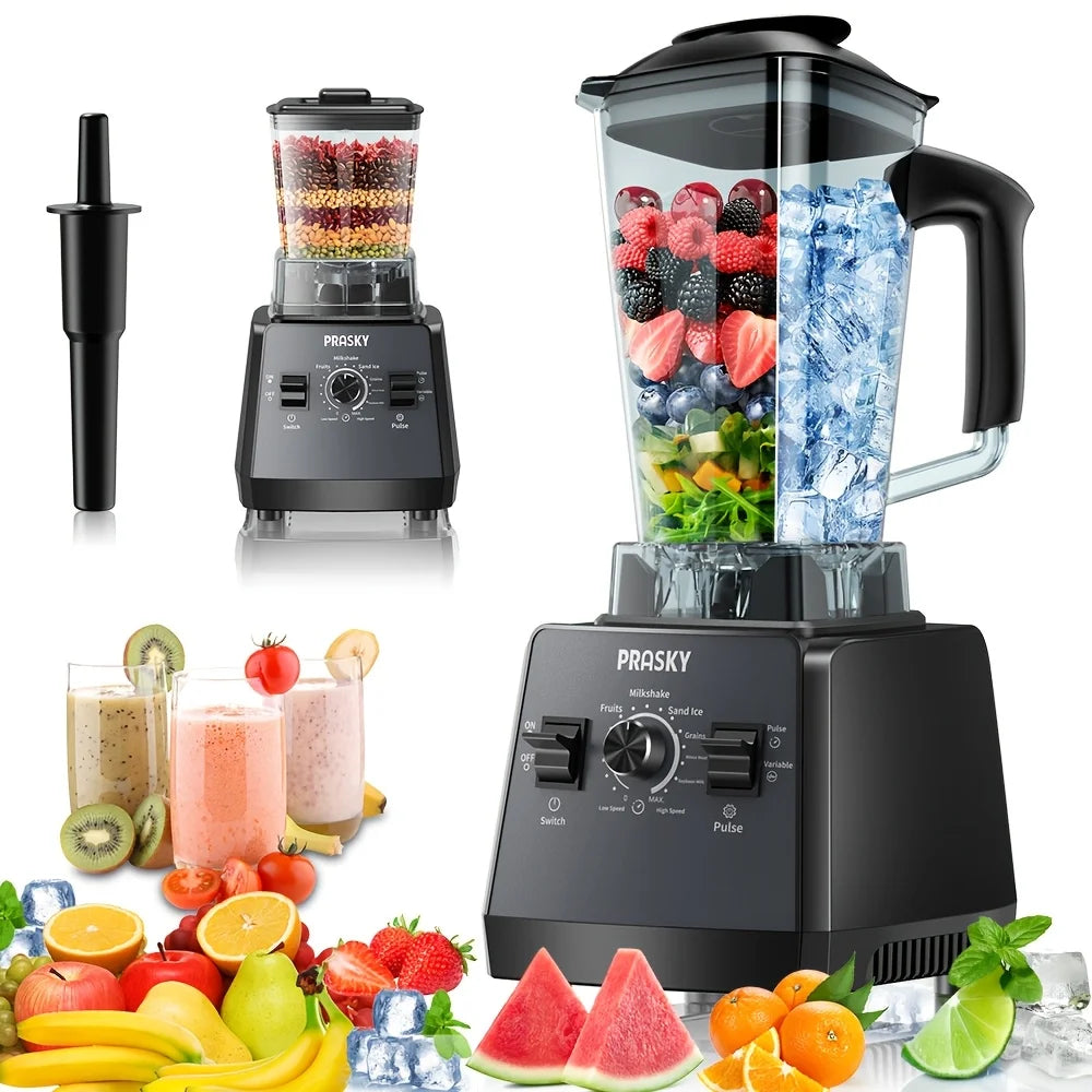 Blender Grinder, 68oz 2 Containers Ice Crushing BPA Free
