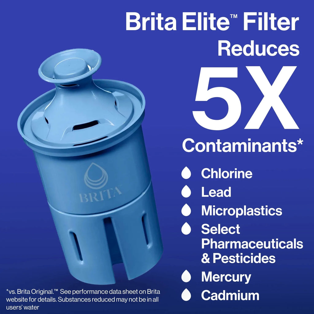 Water Filter Pitcher 10-Cup, chlorine