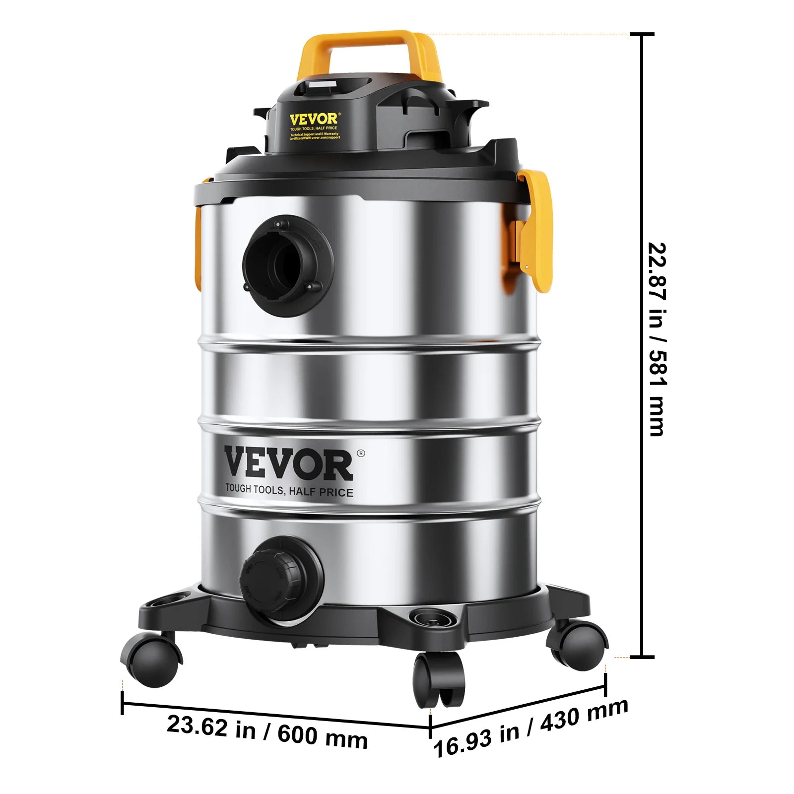 Shop Vac, Wet Dry Stainless Carpet Debris Pet Hair