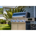 Gas Grill, 4-Burners w/ Side Burner, BBQ Stainless Steel Smart technology